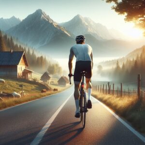 Zwift inspired image created by DALL-E
